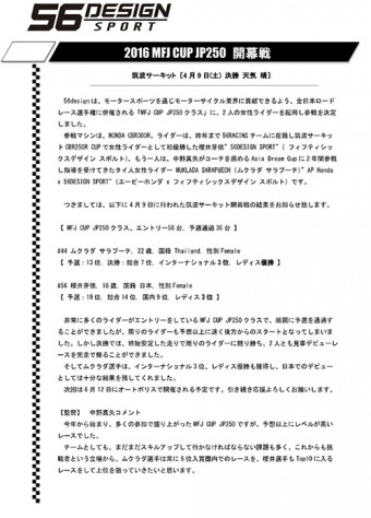 56DESIGN SPORT 開幕戦 筑波-1 のコピー